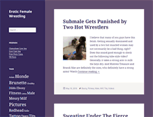 Tablet Screenshot of eroticfemalewrestling.com